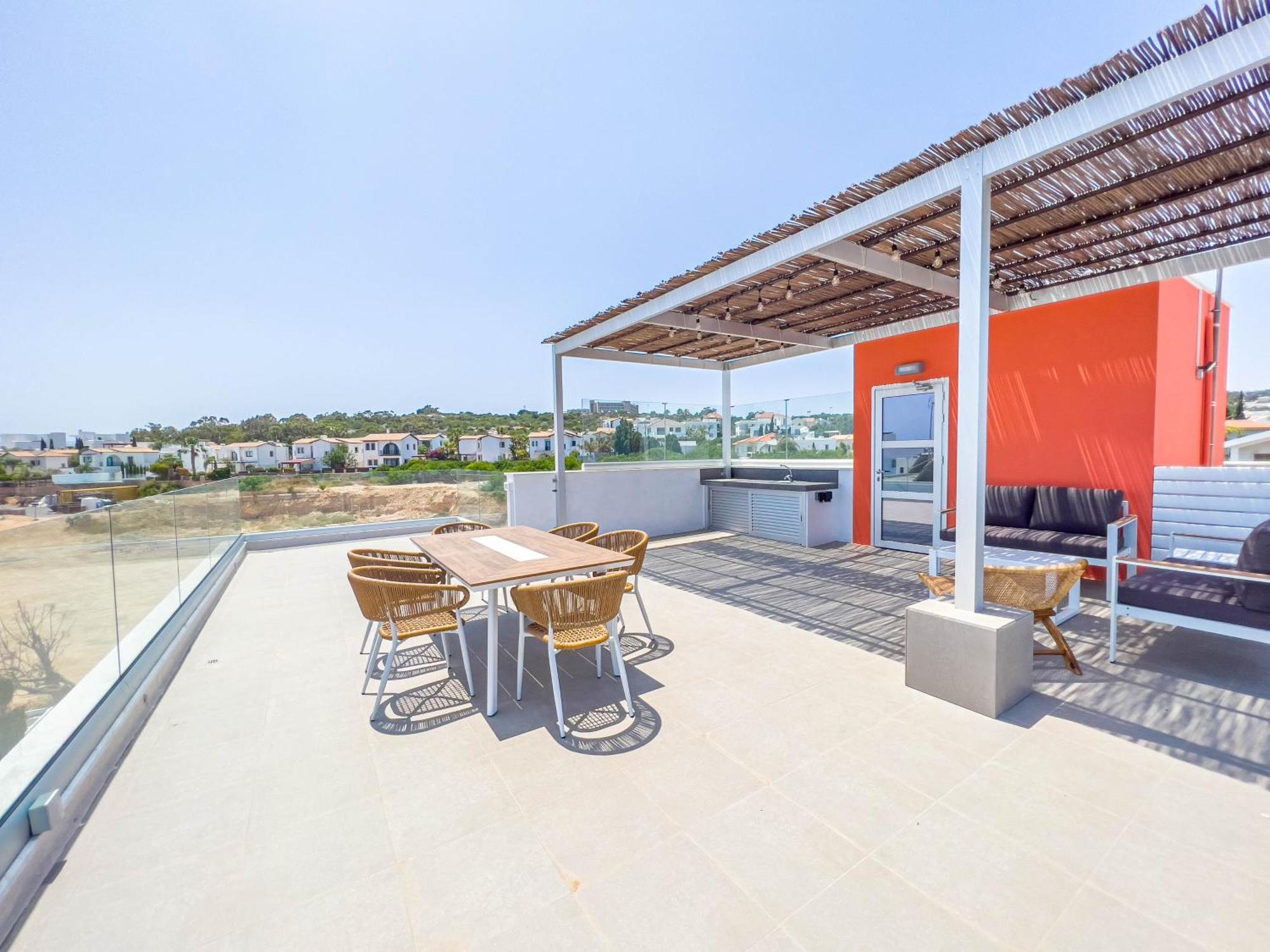 Geo Panoramic Villa +Pool +Game Room +Gym Protaras Eksteriør bilde