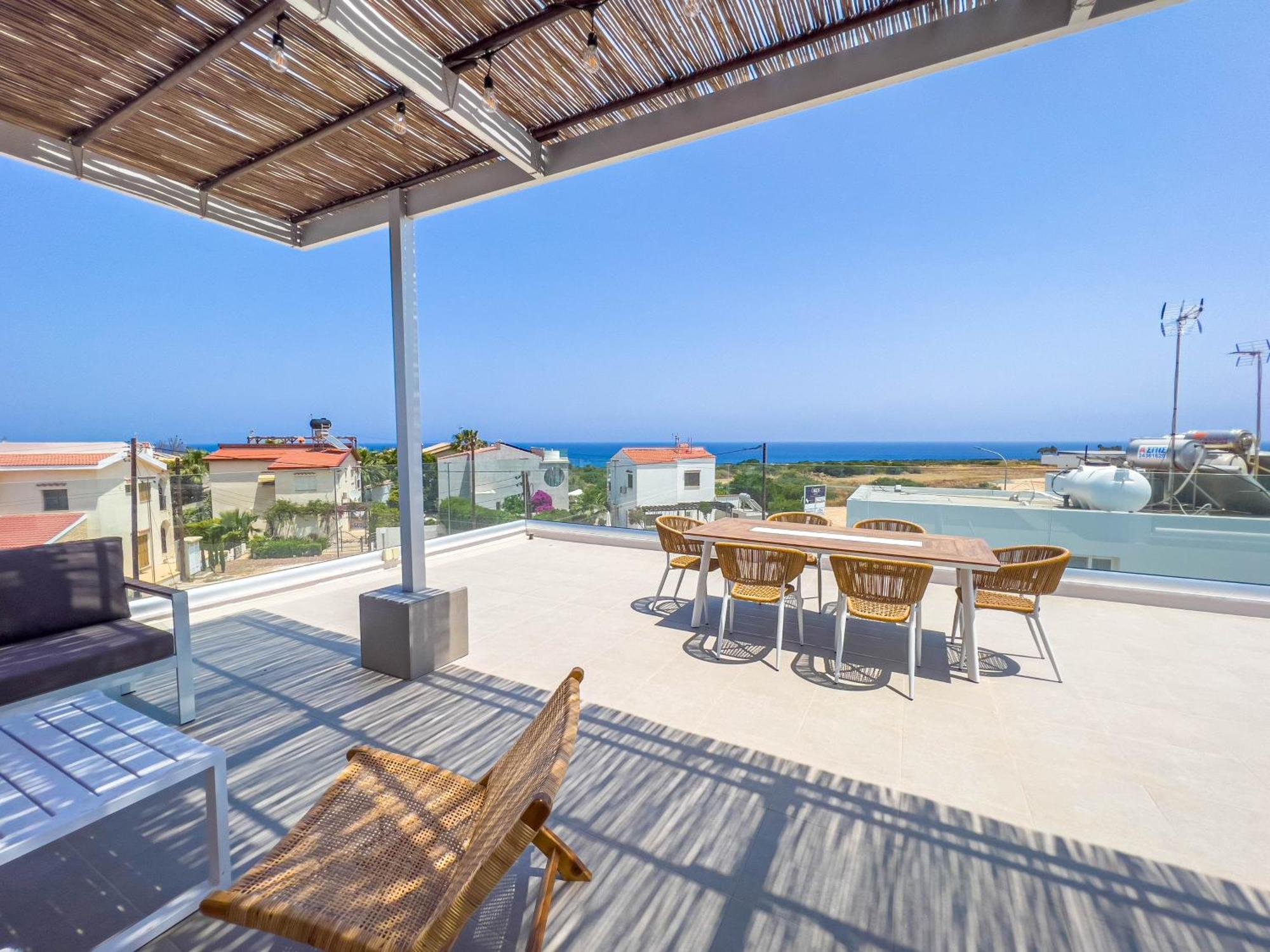 Geo Panoramic Villa +Pool +Game Room +Gym Protaras Eksteriør bilde