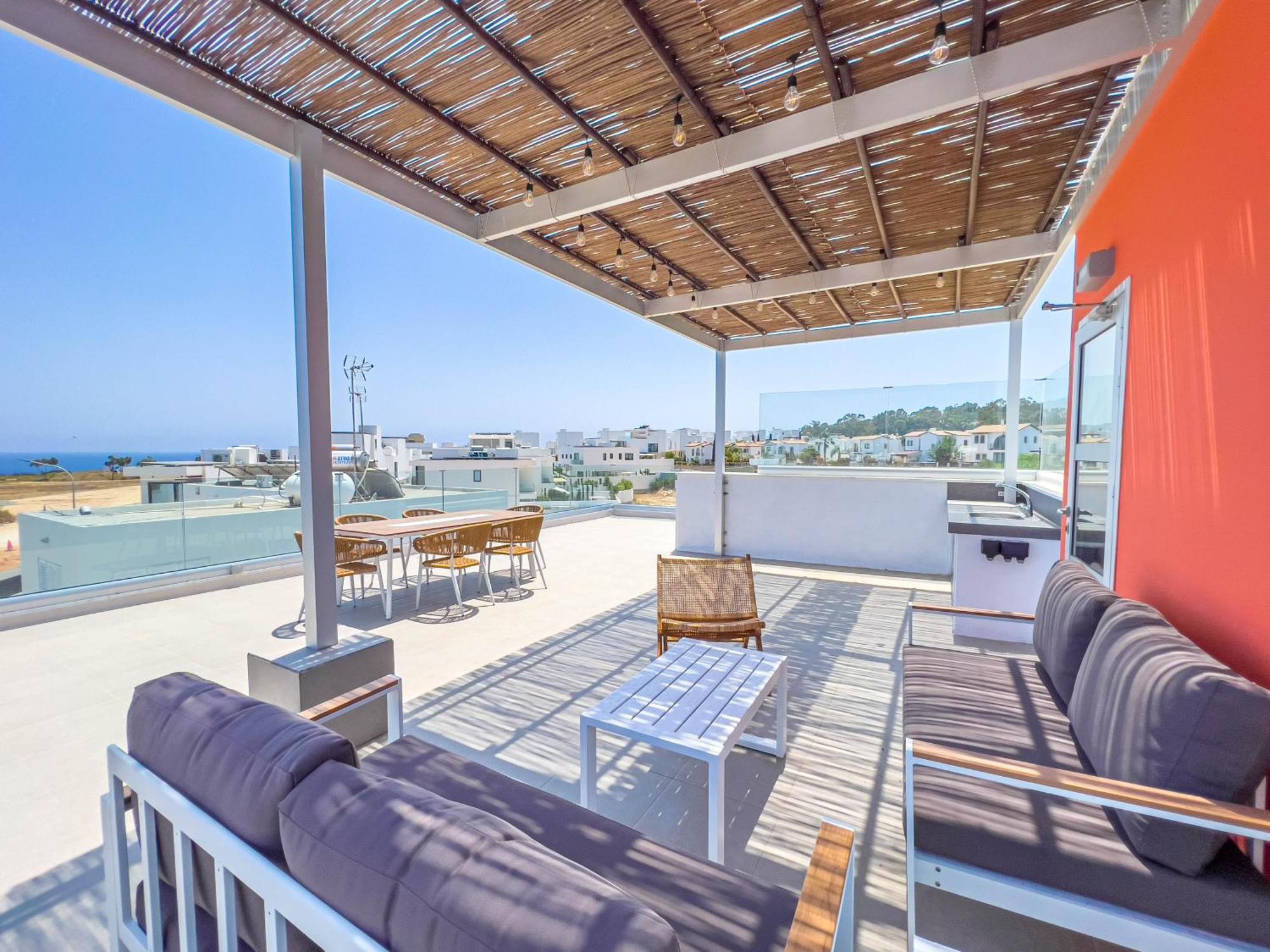 Geo Panoramic Villa +Pool +Game Room +Gym Protaras Eksteriør bilde