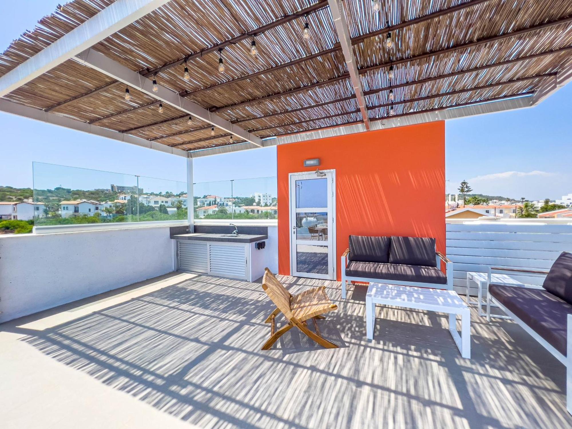 Geo Panoramic Villa +Pool +Game Room +Gym Protaras Eksteriør bilde